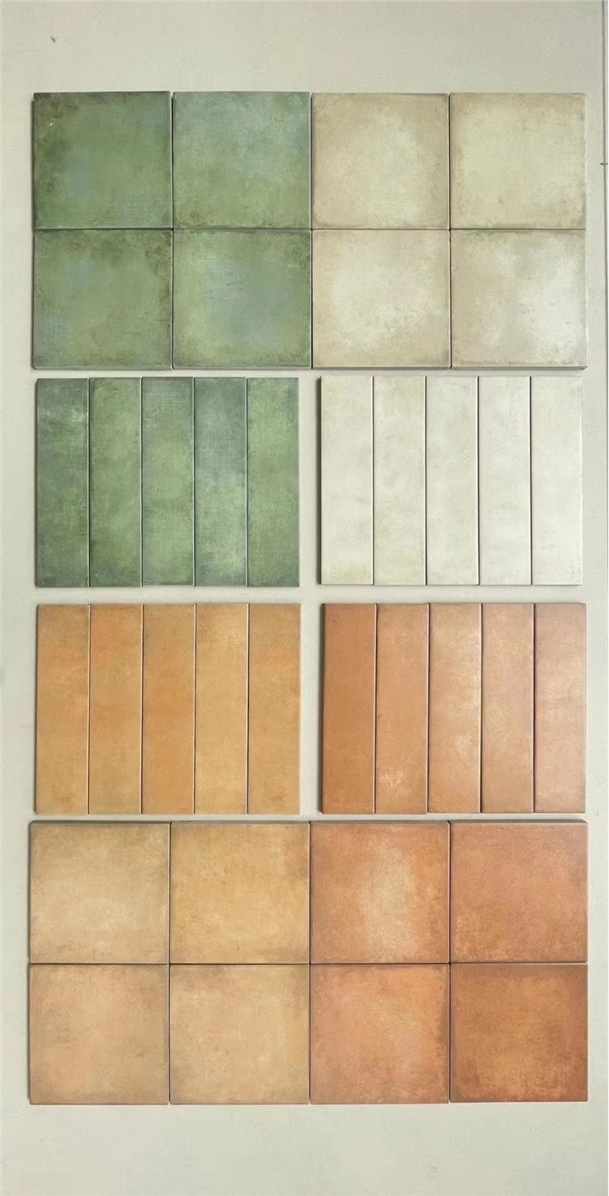 复古渐变手工砖集合图