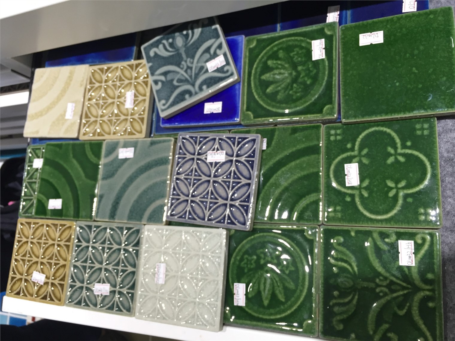 方形花纹手工砖